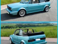 Gebraucht VW Golf Cabriolet 98 PS (72 kW) 1994 Blau Cabrio