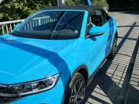 Gebraucht VW T-Roc Cabriolet 150 PS (110 kW) 2022 Blau Cabrio