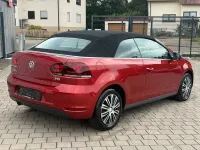 Gebraucht VW Golf Cabriolet 105 PS (77 kW) 2012 Rot Cabrio