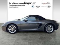 Gebraucht Porsche Boxster 299 PS (219 kW) 2017 Achatgrau metallic (metallic) Cabrio