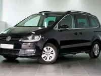 Gebraucht VW Sharan Comfortline 150 PS (110 kW) 2018 Schwarz Van / Kleinbus