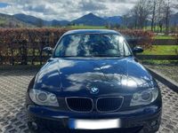 gebraucht BMW 120 i 1er E87 5 Türer Schalter schwarz 2 Hand Langstrecke TÜV