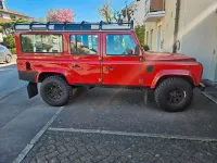 Gebraucht Land Rover Defender S 122 PS (89 kW) 2000 Rot Kombi