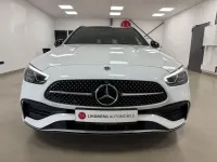 Gebraucht Mercedes C300e AMG line 313 PS (230 kW) 2022 Opalithweiss  metalliclack Kombi
