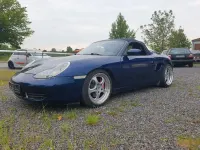 Brugt Porsche Boxster S 252 HK (185 kW) 2002 Blå Cabriolet