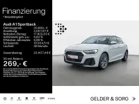 Gebraucht Audi A1 Sportback S-Line 95 PS (69 kW) 2023 Gletscherweiß metallic Kleinwagen