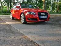 Brugt Audi A3 S-Line 160 HK (117 kW) 2009 Rød Hatchback