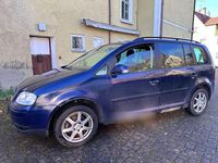 Gebraucht VW Touran 116 PS (85 kW) 2005 Blau Van / Kleinbus