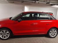 Brugt Audi A1 Attraction 90 HK (66 kW) 2014 Rød Hatchback