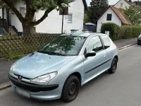 Gebraucht Peugeot 206 60 PS (44 kW) 2002 Blau Kleinwagen