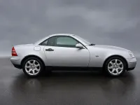 Gebraucht Mercedes SLK200 1998 Silber Cabrio