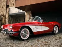 Gebraucht Chevrolet Corvette C1 253 PS (186 kW) 1961 Rot Cabrio