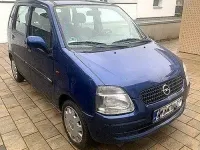 Gebraucht Opel Agila 58 PS (42 kW) 2002 Blau Van / Kleinbus