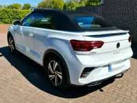 Gebraucht VW T-Roc Cabriolet R-line 150 PS (110 kW) 2022 Weiß Cabrio