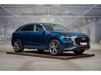 Gebraucht Audi Q8 S-Line 381 PS (280 kW) 2021 Galaxisblau metallic SUV