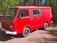 Second-hand VW LT 75 CP (55 kW) 1989 Roșu Monovolum