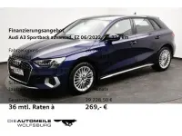 Gebraucht Audi A3 Advanced 190 PS (139 kW) 2022 Navarrablau metallic Limousine