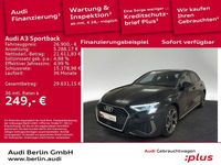 Gebraucht Audi A3 Sportback e-tron S-Line 204 PS (150 kW) 2022 Mythosschwarz metallic Kleinwagen