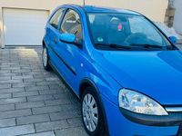 Gebraucht Opel Corsa Elegance 77 PS (56 kW) 2003 Blau Kleinwagen