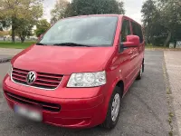 Usata VW T5 174 CV (127 kW) 2009 Rosso Furgone
