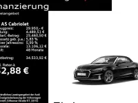 Gebraucht Audi A5 Cabriolet Advanced Plus 204 PS (150 kW) 2022 Schwarz Cabrio