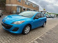 Gebraucht Mazda 3 Prime-Line 105 PS (77 kW) 2010 Arktosblau metallic Kleinwagen