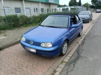 Gebraucht VW Golf 101 PS (74 kW) 2000 Blau Cabrio