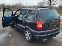 Gebraucht Opel Zafira 147 PS (108 kW) 2001 Schwarz Van / Kleinbus