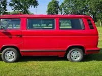 Gebraucht VW Multivan 69 PS (50 kW) 1988 Rot Van / Kleinbus