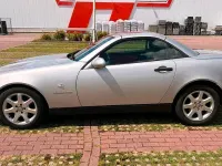 Gebraucht Mercedes SLK230 194 PS (142 kW) 1997 Silber Cabrio