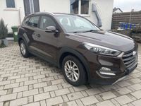 gebraucht Hyundai Tucson blue Navi LED SHZ Alu Kamera 1-Hand