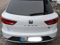 Usata Seat Leon ST 179 CV (131 kW) 2017 Bianco Station wagon