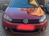 Gebraucht VW Golf VI 122 PS (89 kW) 2010 Rot Kleinwagen