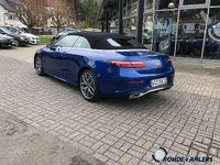 Gebraucht Mercedes E220 AMG line 194 PS (142 kW) 2022 Spektralblau Cabrio