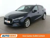 Gebraucht Mazda 3 Sports-Line 120 PS (88 kW) 2018 Deep crystal blue Limousine