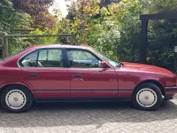 Gebraucht BMW 520 150 PS (110 kW) 1992 Rot Limousine