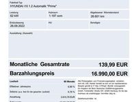 Gebraucht Hyundai i10 84 PS (61 kW) 2022 Weiß Kleinwagen