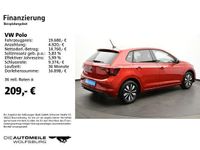 Gebraucht VW Polo Move 80 PS (58 kW) 2024 Rot Limousine