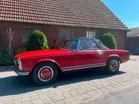 Gebraucht Mercedes 230 150 PS (110 kW) 1967 Rot Cabrio