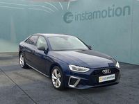 Używany Audi A4 S-Line 150 KM (110 kW) 2020 Niebieski Sedan/Limuzyna