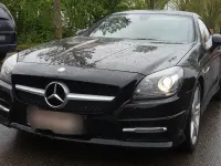 Gebraucht Mercedes SLK200 AMG line 184 PS (135 kW) 2014 Schwarz Cabrio