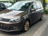 Gebraucht VW Sharan Highline 200 PS (147 kW) 2013 Toffeebraun metallic Van / Kleinbus