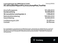 Neu BMW X5 Comfort Edition 298 PS (219 kW) 2025 Saphirschwarz (schwarz) SUV