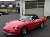 Gebraucht Alfa Romeo Spider 116 PS (85 kW) 1989 Rot Cabrio