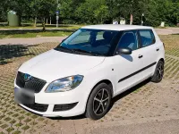 Gebraucht Skoda Fabia 69 PS (50 kW) 2012 Weiß Kleinwagen