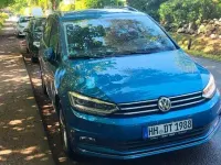 Gebraucht VW Touran Highline 150 PS (110 kW) 2017 Blau Van / Kleinbus