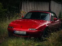 Gebraucht Mazda MX5 90 PS (66 kW) 1996 Rot Cabrio