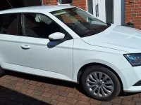 Gebraucht Skoda Fabia 75 PS (55 kW) 2019 Weiß Kleinwagen