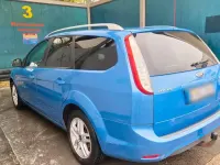 Gebraucht Ford Focus Style 101 PS (74 kW) 2008 Blau Kombi