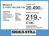 Gebraucht Opel Movano 150 PS (110 kW) 2021 Graphit schw./zement grau Van